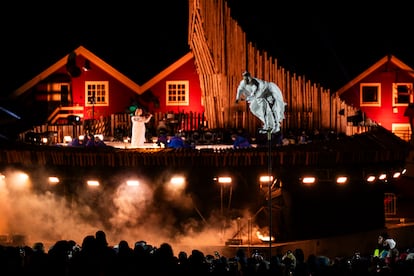 Un momento de la ceremonia de inauguración del proyecto Bodø 2024 en la ciudad, el pasado febrero.