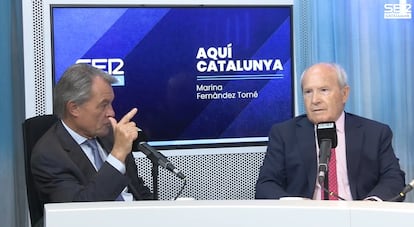 Los expresidentes Artur Mas y José Montilla, en Ràdio Barcelona.