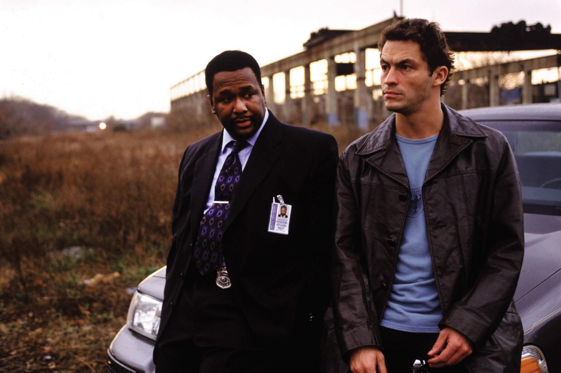 Wendell Pierce y Dominic West, en 'The Wire'.