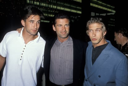 William Baldwin, Alec Baldwin and Stephen Baldwin in 1989.