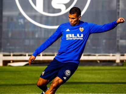 Jeison Murillo, durante un entrenamiento.