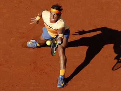 Nadal, durant la final davant Nishikori.