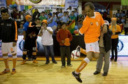 El candidato argentino Daniel Scioli