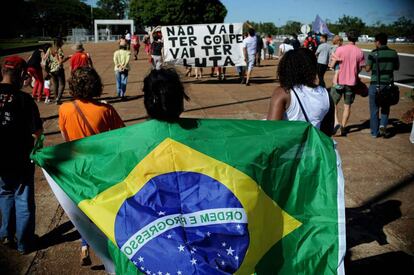Partidarios de Dilma Rousseff.