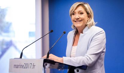 La líder del Frente Nacional, Marine Le Pen.