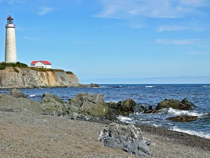 Cabo de los Rosales (Canadá), donde fueron hallados varios cuerpos del naufragio del 'Carricks'.