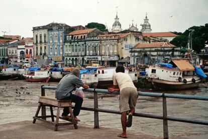 El puerto de Belém, ciudad brasileña de millón y medio de habitantes y principal punto de entrada al Amazonas.