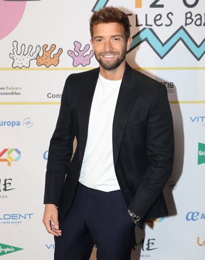 Pablo Alborán durante la cena de nominados de los premios LOS40 Music Awards 2021, que tendrán lugar el 12 de noviembre en Baleares.