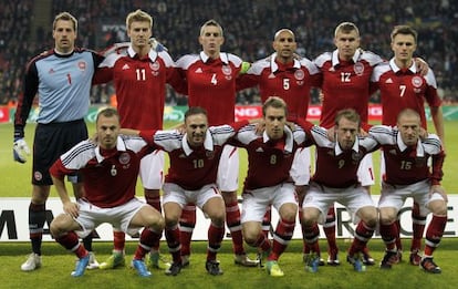 Selección danesa de fútbol.