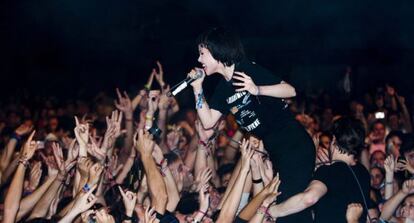 Imagen de un concierto del festival Low cost que se celebra en Benidorm