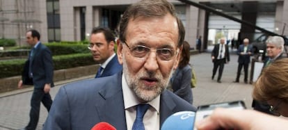 El presidente del Gobierno espa&ntilde;ol declara tras la reuni&oacute;n en Bruselas.