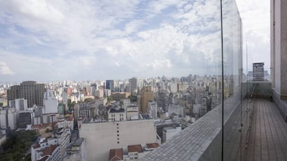 Vista do topo do edif&iacute;cio Altino Arantes, em S&atilde;o Paulo