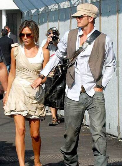 Victoria y David Beckham, en Venecia.