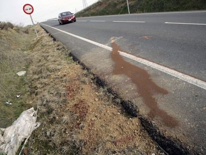 Imatge d'arxiu d'un accident de trànsit.