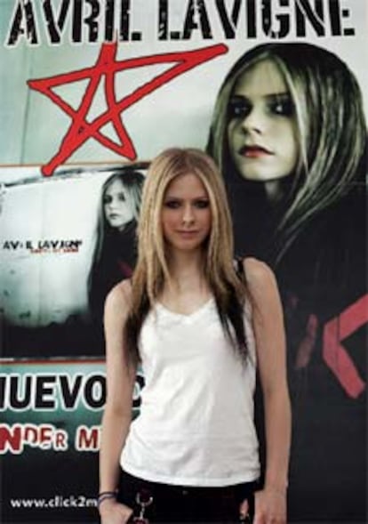 Avril Lavigne, en Madrid.