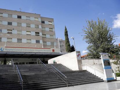 Fachada del hospital Gregorio Marañón, en una imagen de archivo.