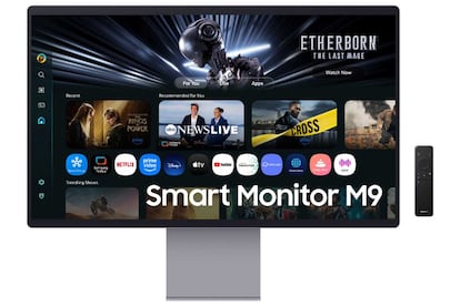 Diseño del Samsung M9 con mando