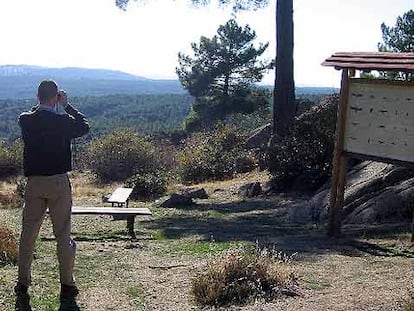 Vista de la sierra en Las Navas del Marqués (Ávila).
