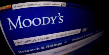 Sitio web de la agencia Moody&#039;s.