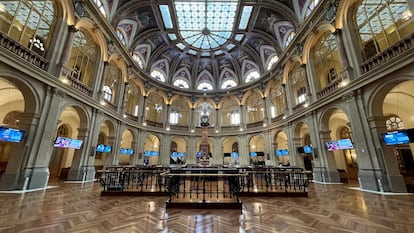 Vista general de la Bolsa de Madrid.