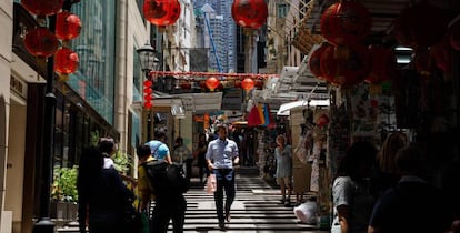 Zona central de Hong Kong.