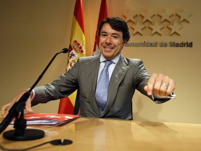 Former Madrid premier Ignacio González in a file photo.