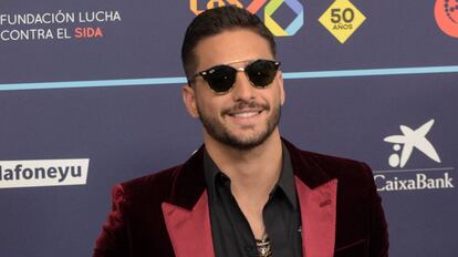 El cantante Maluma, el pasado 1 de diciembre en Barcelona.