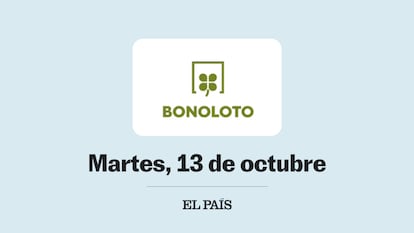 Sorteo de la Bonoloto martes 13 de octubre 2026