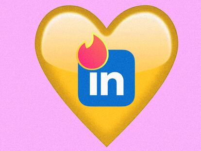 Tinder and LinkedIn ask users to use their platforms for their intended purposes, but that hasn’t prevented the blend of flirting and networking on both.