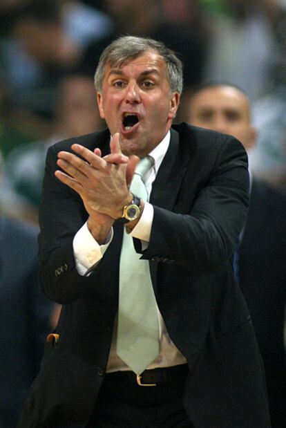 El entrenador del Panathinaikos Zelmir Obradovic.