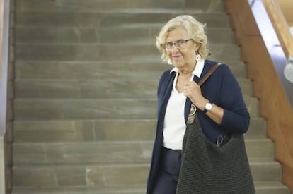 La Alcaldesa de Madrid, Manuela Carmena.