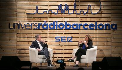 Ada Colau, con Iñaki Gabilondo.