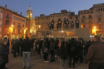 Protesta a Vic contra els "presos polítics".