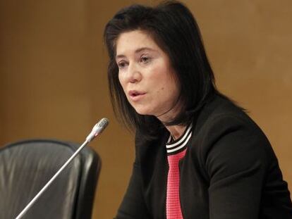 La secretaria general del Tesoro y Politica Financiera, Rosa S&aacute;nchez-Yebra.