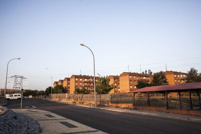 Vista general del salmantino barrio de Buenos Aires, construido en 1983 para albergar a familias desplazadas por la modernización del centro de la ciudad.
