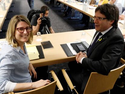 Artadi i Puigdemont al maig a Berlín.