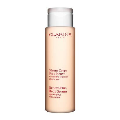 Sérum Corporal Piel Nueva, de Clarins, 57€. Hidrata, alisa y suaviza.