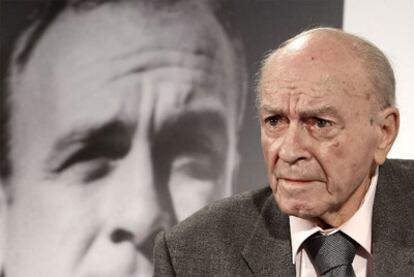 Di Stéfano, durante la presentación del libro sobre él de Enrique Ortego.