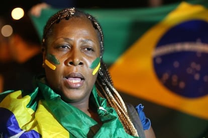 The protests, like this one in Rio de Janeiro, continued on Monday even as President Dilma Rousseff offered to hold a referendum.  