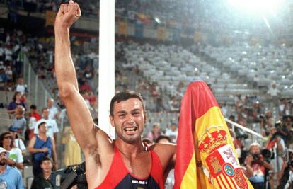 Antonio Peñalver en los Juegos de Barcelona 1992.