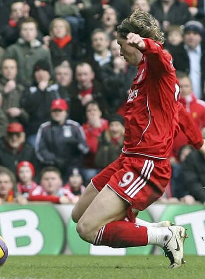 Fernando Torres, durante el encuentro