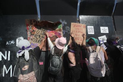 Manifestaciones feministas del 8 marzo de 2022, México. 