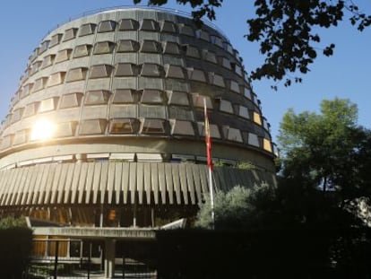 Fachada do Tribunal Constitucional, nesta quarta-feira.