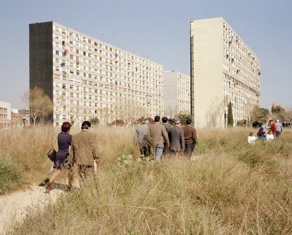 Una imagen de la serie “Domingos, 1994-1997”, de Xavier Ribas, en Foto Colectania (Barcelona).