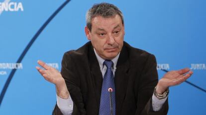 Francisco Álvarez de la Chica, portavoz del grupo socialista del Parlamento andaluz.