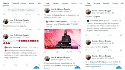 Los tuits de José Agustín Gómez-Raggio