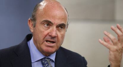 El ministro de Economía en funciones, Luis de Guindos.