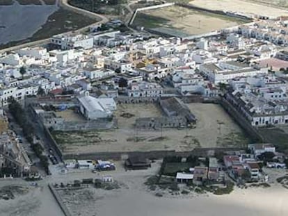 Vista aérea de la localidad gaditana de Zahara de los Atunes.