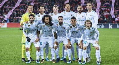 El once que Zidane alineó en San Mamés, el mismo que jugó la final de la Champions.