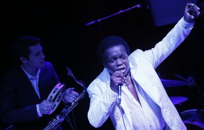 Lee Fields durante su concierto en la sala El Sol. 